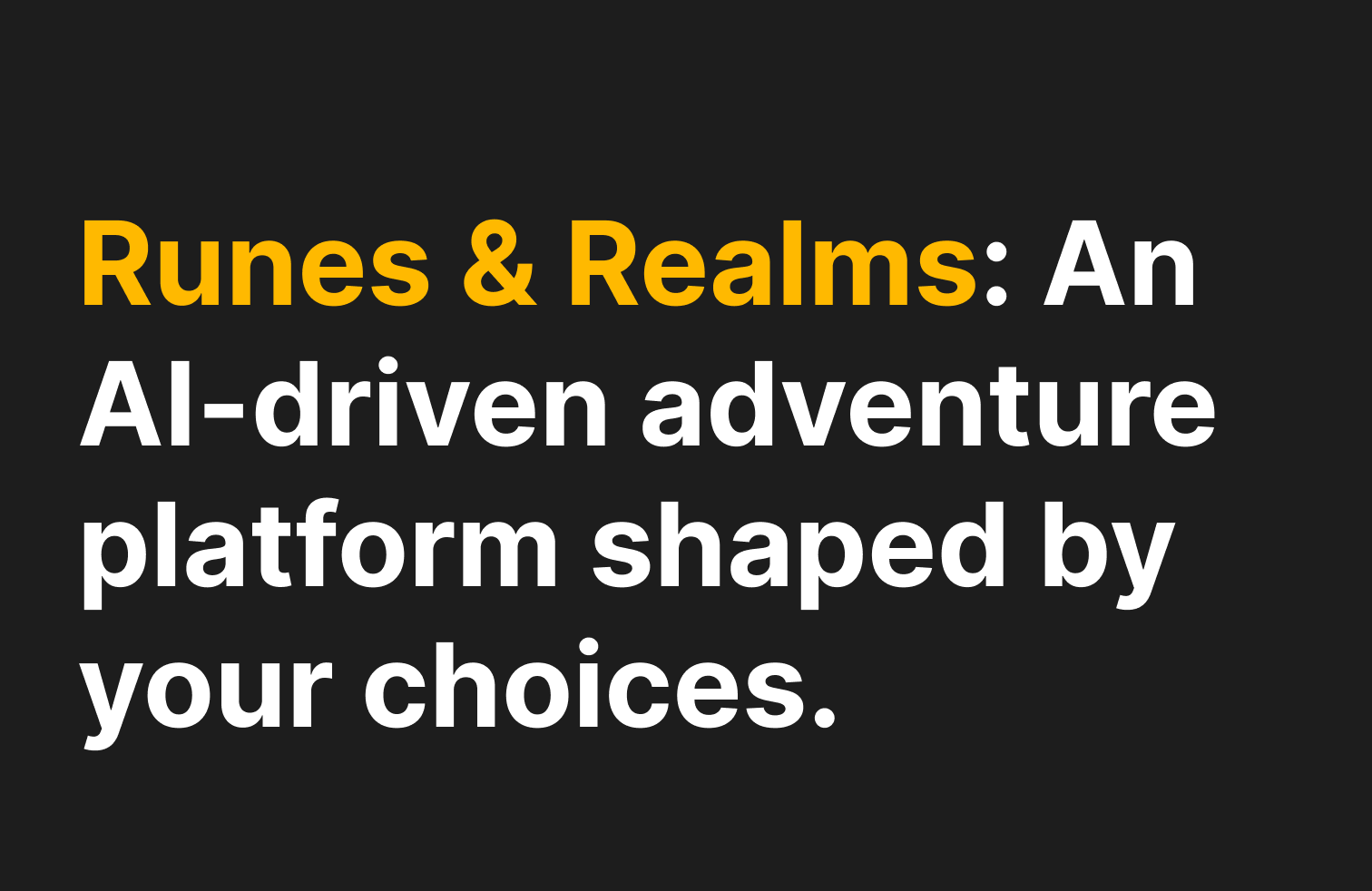 Runes & Realms Project
